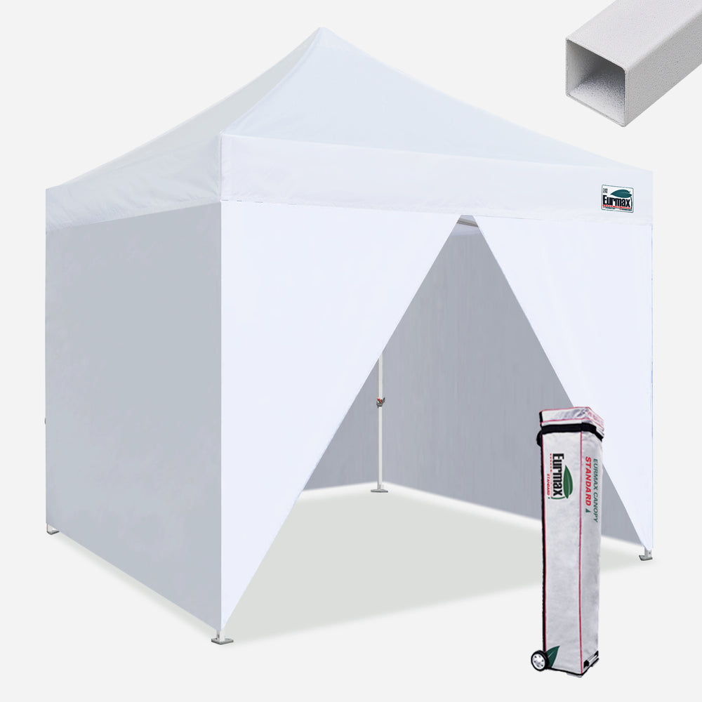 8 x 8 tent Standard 8x8 Steel Canopy Tent with Zipper Walls