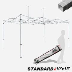 Standard 10x15 Canopy Frame with Heavy Duty Roller Bag