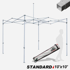 Standard 10x10 Canopy Frame with Heavy Duty Roller Bag