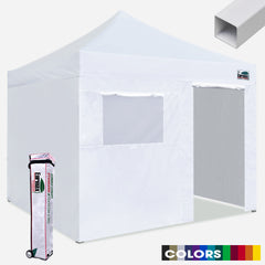 Standard 10x10 Steel Canopy Tent with 4 Zipper Walls