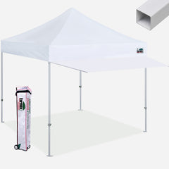 Standard 10x10 Steel Canopy Tent with Extended Awning