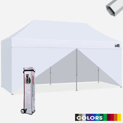 Superior 10x20 Hybrid Pop Up Canopy with Enclosure Canopy Wall Kit