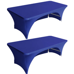 4Ft Stretchable Tablecloth Open Back 2 Pack