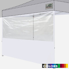 10FT Pop Up Canopy Side Wall with PVC Panorama Window