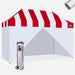 Stripe Red/White