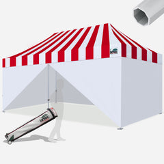Beyond Carnival 10X20 Aluminum Instant Canopy with Enclosure Wall Kit