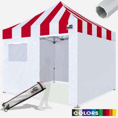 Beyond Carnival 10X10 Aluminum Instant Canopy with  4 Zipper Walls