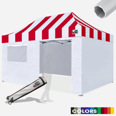Beyond Carnival 10X15 Aluminum Instant Canopy with 4 Zipper Walls