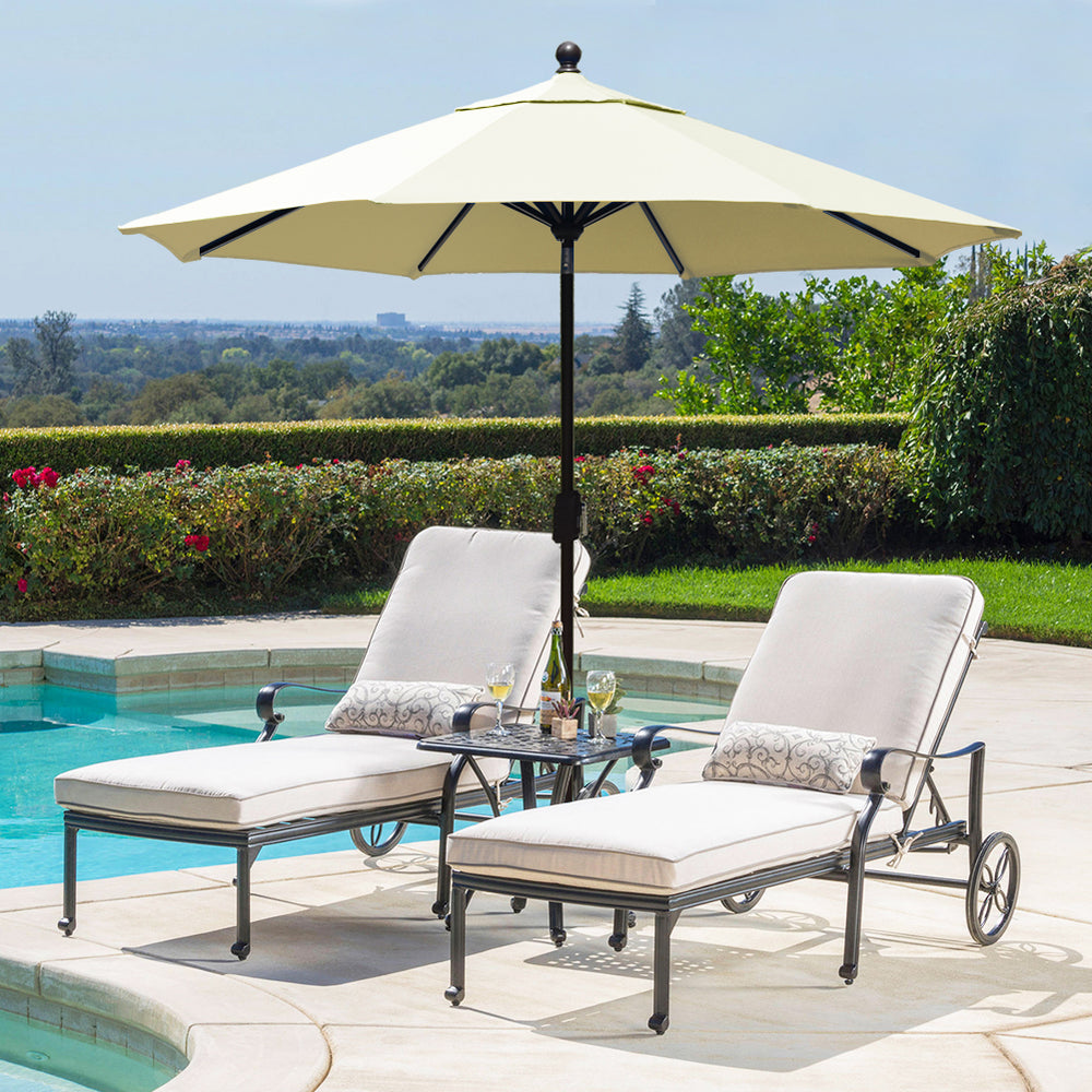 best patio umbrella company EliteShade Classic 9ft Patio Market Umbrella – Eurmax