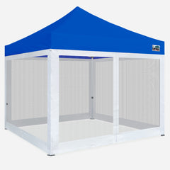 10x10 Pop Up Canopy with 4 Screen Zipper Walls