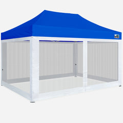 10x15 Pop Up Canopy with 4 Screen Zipper Walls