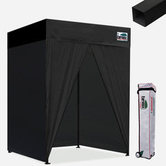 Standard 5x5 Steel Flat Top Canopy Tent with 4 Middle Zipper Walls