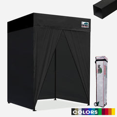 Standard 5x5 Steel Flat Top Canopy Tent with 4 Middle Zipper Walls