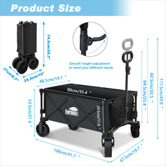 All-Terrain Utility Collapsible Wagon Cart
