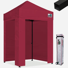 Standard 5x5 Steel Canopy Tent with 4 Zipper Walls