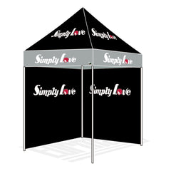Custom 5x5 pop up canopy