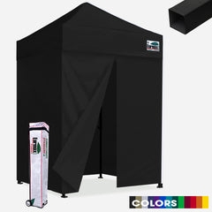 Standard 5x5 Steel Canopy Tent with 4 Middle Zipper Walls