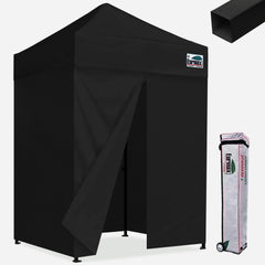 Standard 5x5 Steel Canopy Tent with 4 Middle Zipper Walls