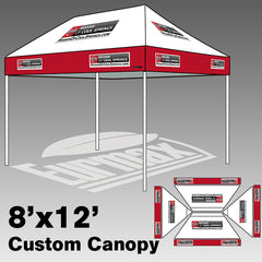 Custom 8x12 pop up canopy