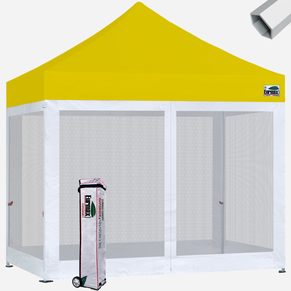 Superior 10x10 Hybrid Canopy with Screen Walls