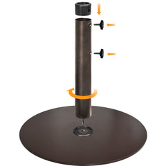 53 lbs Round Umbrella Base