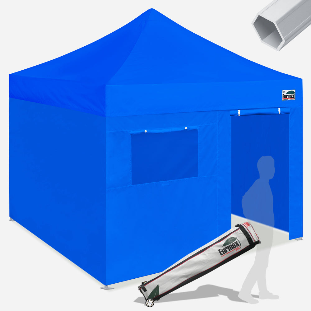 pop up tent for 4 EURMAX Pro 10x10 Pop Up Tent W/ 4 Zipper Walls