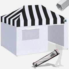 PRO Carnival 10x15 Aluminum Pop Up Tent with 4 Zipper Walls