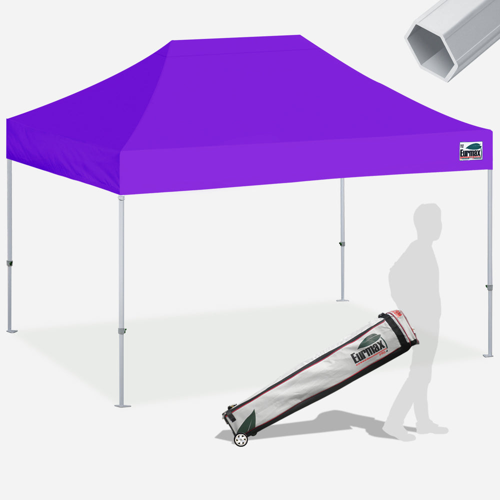 Pro 10x15 Aluminum Pop Up Tent Canopy for Easy Setup