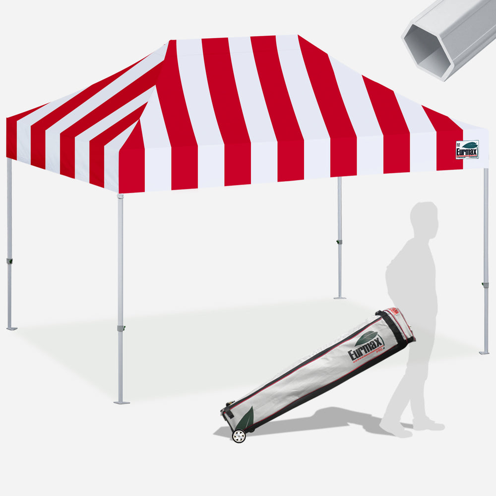 Eurmax Pro Carnival 10x15 Aluminum EZ Pop Up Canopy Tent