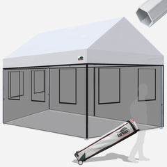 Apex Pro 10x15 Aluminum Food Service Canopy