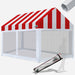 Stripe Red/White
