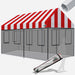Stripe Red/White
