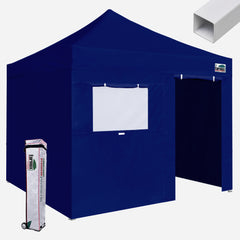 Standard 10x10 Steel Canopy Tent with 4 Zipper Walls