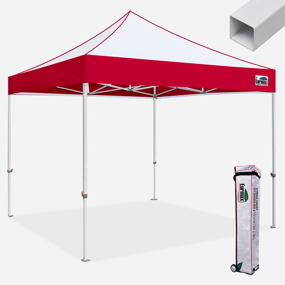 red tent outdoor Standard 10x10 Canopy Tent Select Color Options