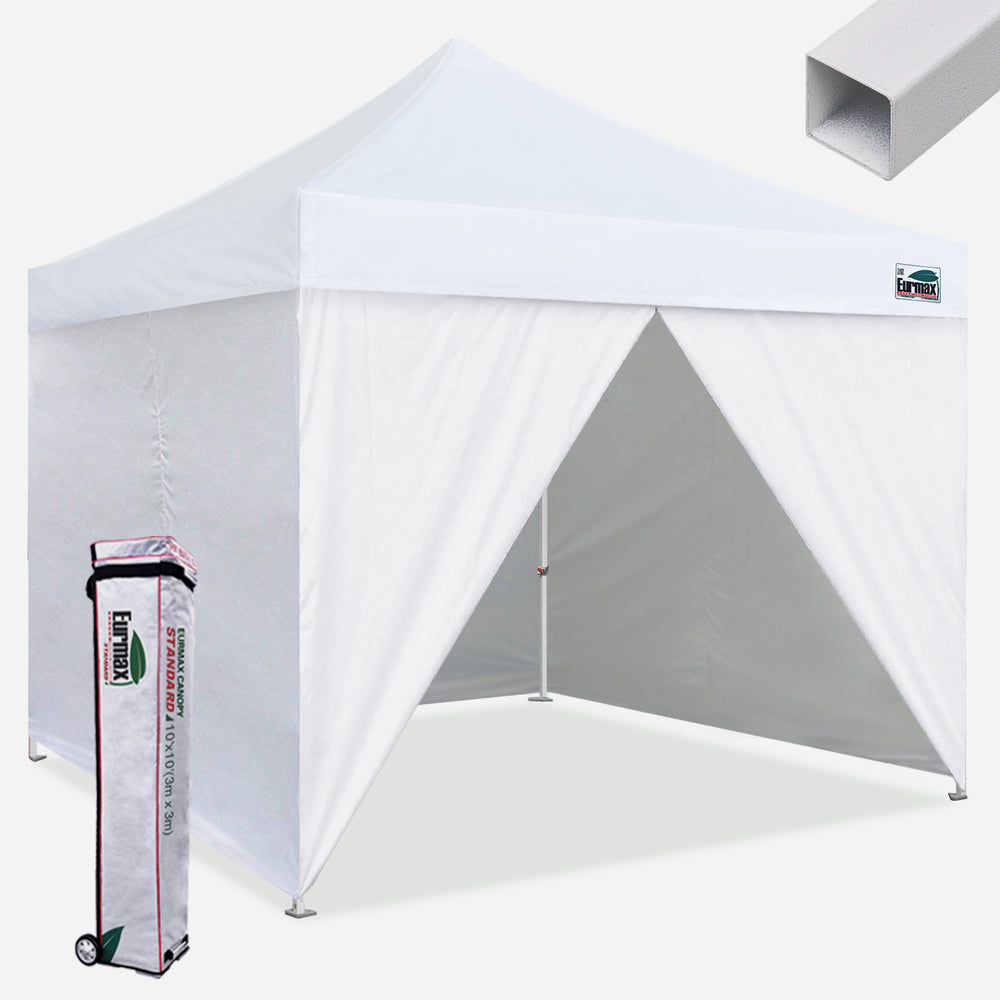 Eurmax Standard 10x10 Steel Display EZ Pop Up Canopy Tent