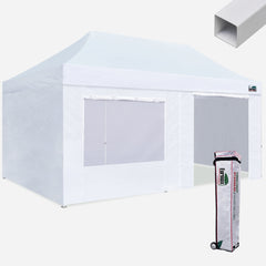 Standard 10x20 Steel Canopy Tent with 4 Zipper Walls