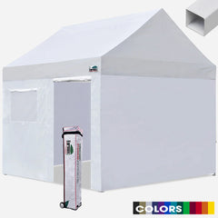 Apex Standard 10x10 Steel Canopy Tent with Enclosure Wall Kit