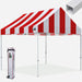 Stripe Red/White