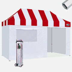 Superior Carnival 10x15 Hybrid Pop Up Canopy With 4 Zipper Walls