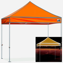 10x10 Pop Up Canopy Hi-Vision Orange