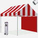 Stripe Red with Red Wall
