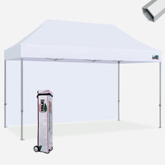 Superior 10X15 Hybrid Pop Up Canopy with Backwall