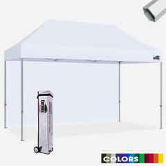 Superior 10X15 Hybrid Pop Up Canopy with Backwall