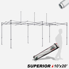 Superior 10x20 Canopy Frame With Heavy Duty Roller Bag