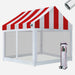 Stripe Red/White