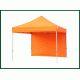 Pop Up Tent 10 Foot Back Wall (Select Color-Orange).