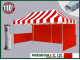 Stripe Red/White + Red Walls