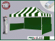 Stripe Green/White + Green Walls