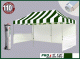 Stripe Green/White Top + White Walls