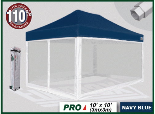 EURMAX Pro 10x15 Pop Up Tent W/ 4 Screen Zipper Walls - Eurmax.com